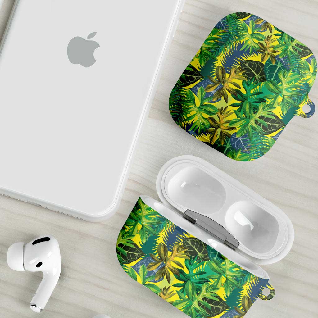 Hawaii Summer Tropical Leaves AirPods Case - Polynesian Pride