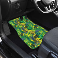 Hawaii Summer Tropical Leaves Car Mats - Polynesian Pride