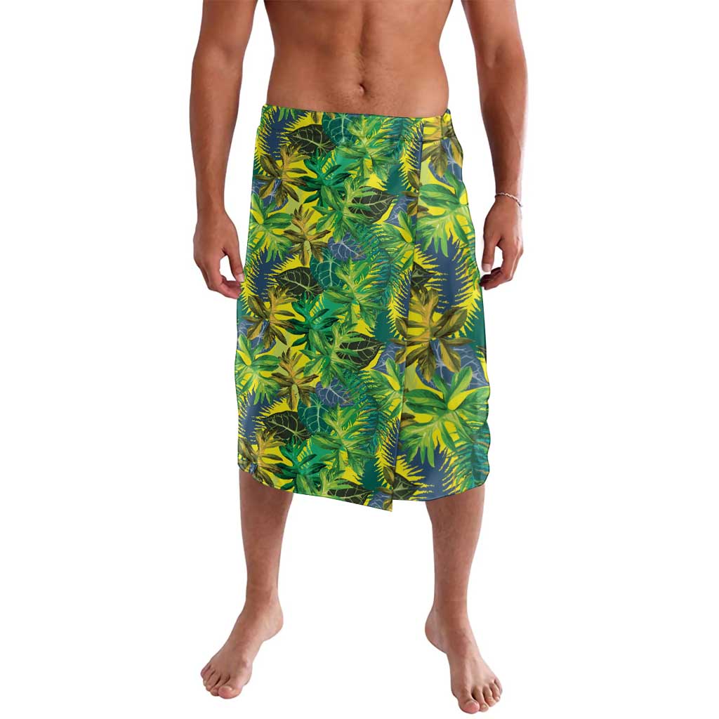 Hawaii Summer Tropical Leaves Lavalava - Polynesian Pride