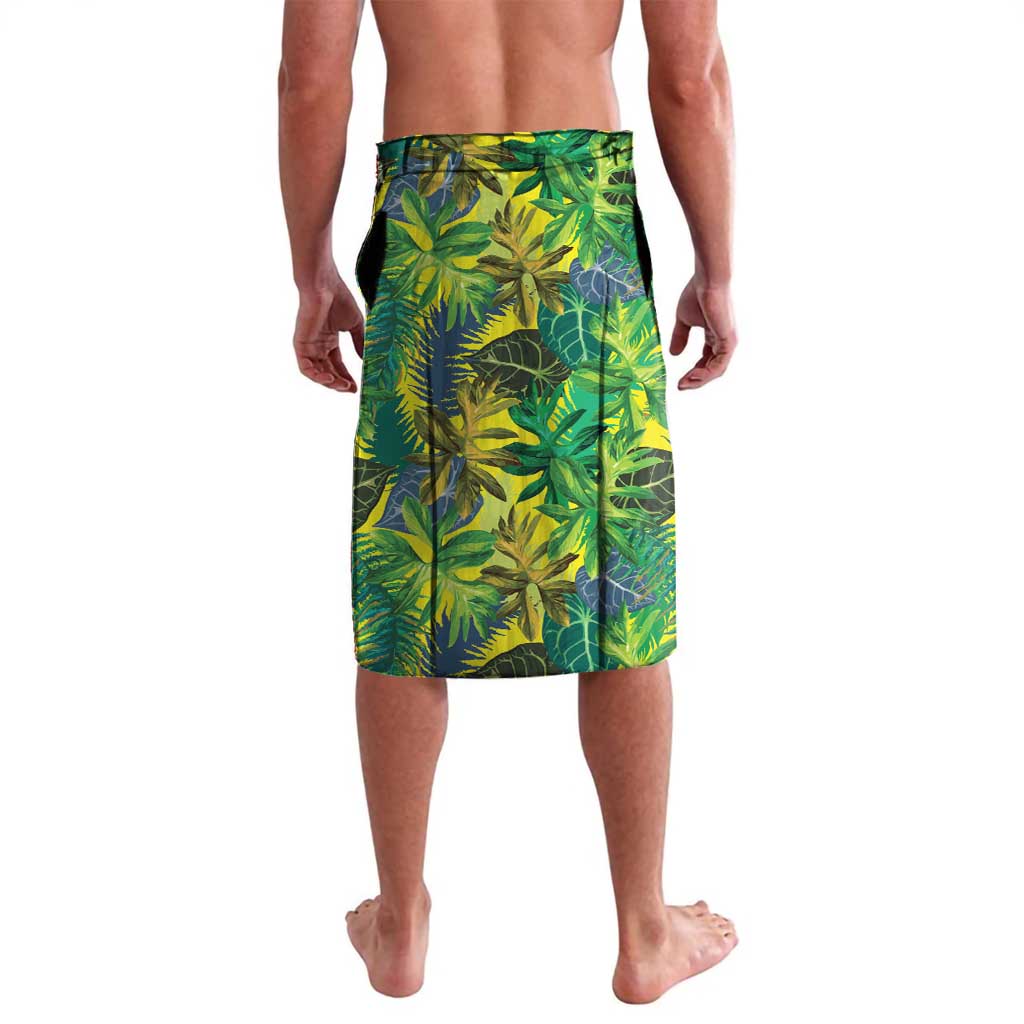 Hawaii Summer Tropical Leaves Lavalava - Polynesian Pride