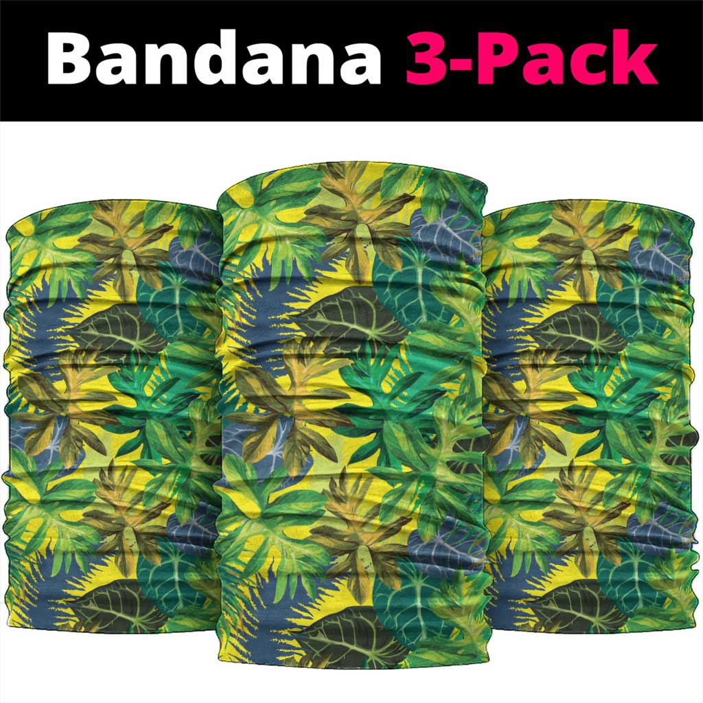 Hawaii Summer Tropical Leaves Neck Gaiter - Polynesian Pride