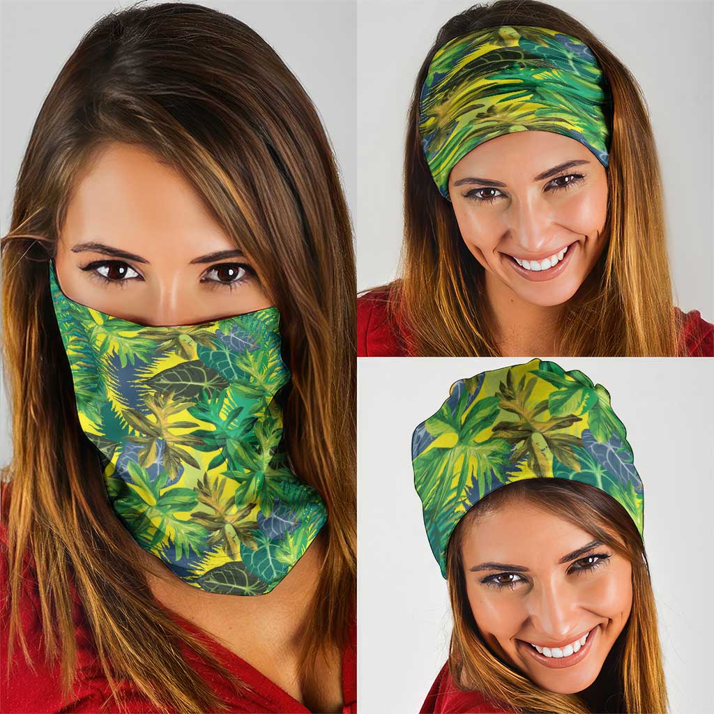 Hawaii Summer Tropical Leaves Neck Gaiter - Polynesian Pride