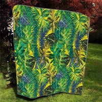 Hawaii Summer Tropical Leaves Quilt - Polynesian Pride