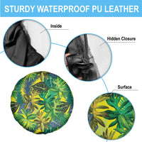 Hawaii Summer Tropical Leaves Spare Tire Cover - Polynesian Pride