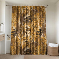 Hawaii Gold Tropical Leaves Bathroom Set - Polynesian Pride