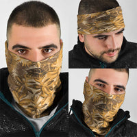 Hawaii Gold Tropical Leaves Neck Gaiter - Polynesian Pride