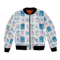 Hawaii Coastal Summer Postcard Bomber Jacket