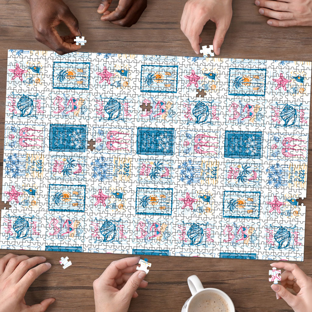 Hawaii Coastal Summer Postcard Puzzle