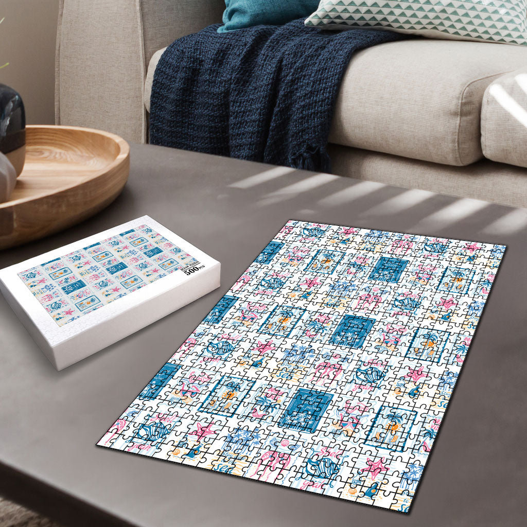Hawaii Coastal Summer Postcard Puzzle