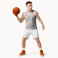 Aloha Summer Posters Grunge Textures Basketball Jersey
