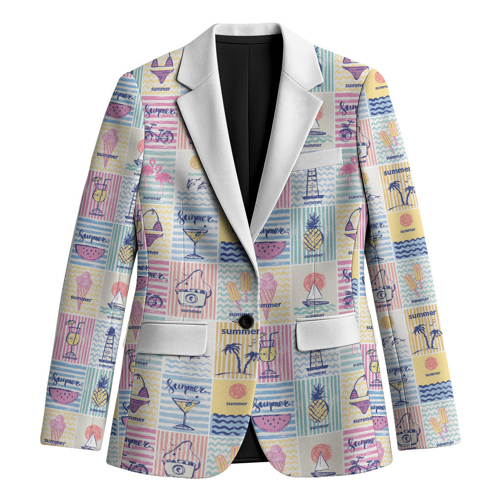 Aloha Summer Posters Grunge Textures Blazer