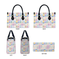 Aloha Summer Posters Grunge Textures Leather Bag LT01 - Polynesian Pride