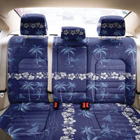 Blue Hawaii Palm Tree Hibiscus Back Car Seat Cover Fantasy Summer Vibe LT01 - Polynesian Pride