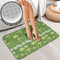 Olive Green Hawaii Palm Tree Hibiscus Bathroom Set Fantasy Summer Vibe LT01 - Polynesian Pride