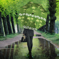 Olive Green Hawaii Palm Tree Hibiscus Umbrella Fantasy Summer Vibe LT01 - Polynesian Pride
