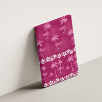 Pink Hawaii Palm Tree Hibiscus Canvas Wall Art Fantasy Summer Vibe LT01 - Polynesian Pride