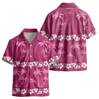 Pink Hawaii Palm Tree Hibiscus Kid Hawaiian Shirt Fantasy Summer Vibe LT01 - Polynesian Pride
