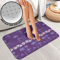 Purple Hawaii Palm Tree Hibiscus Bathroom Set Fantasy Summer Vibe LT01 - Polynesian Pride