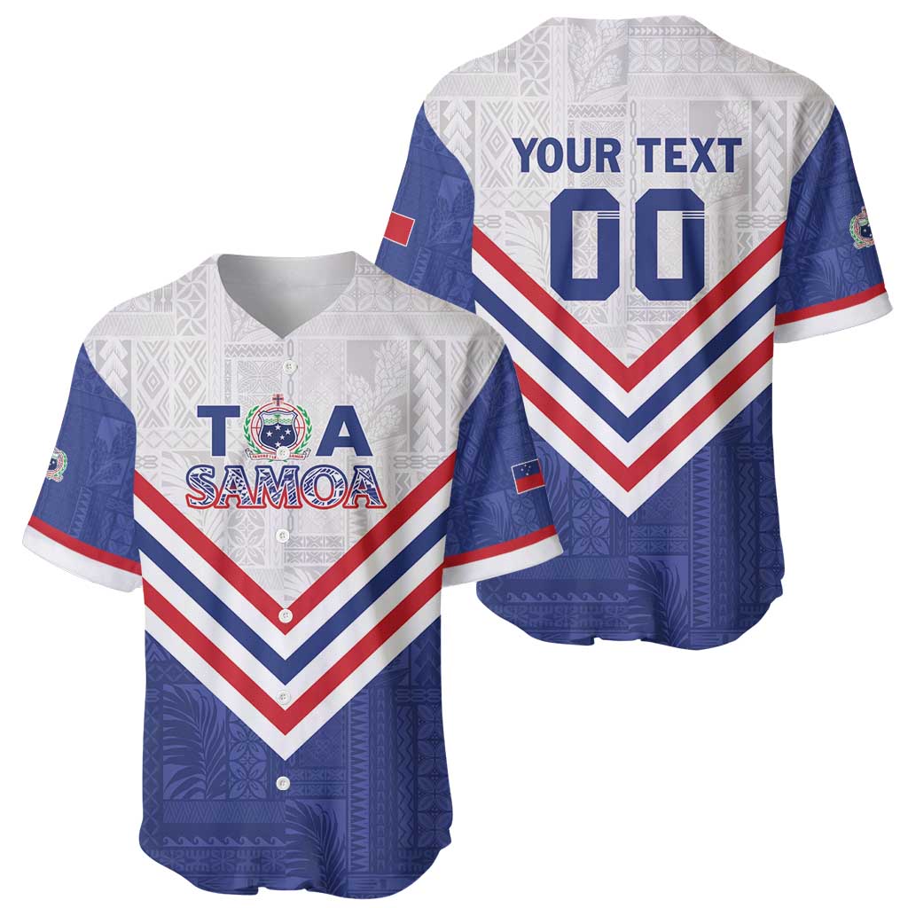 Custom Toa Samoa Rugby Baseball Jersey 1992-1993 Special Edition - Polynesian Pride