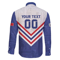 Custom Toa Samoa Rugby Family Matching Off The Shoulder Long Sleeve Dress and Hawaiian Shirt 1992-1993 Special Edition - Polynesian Pride