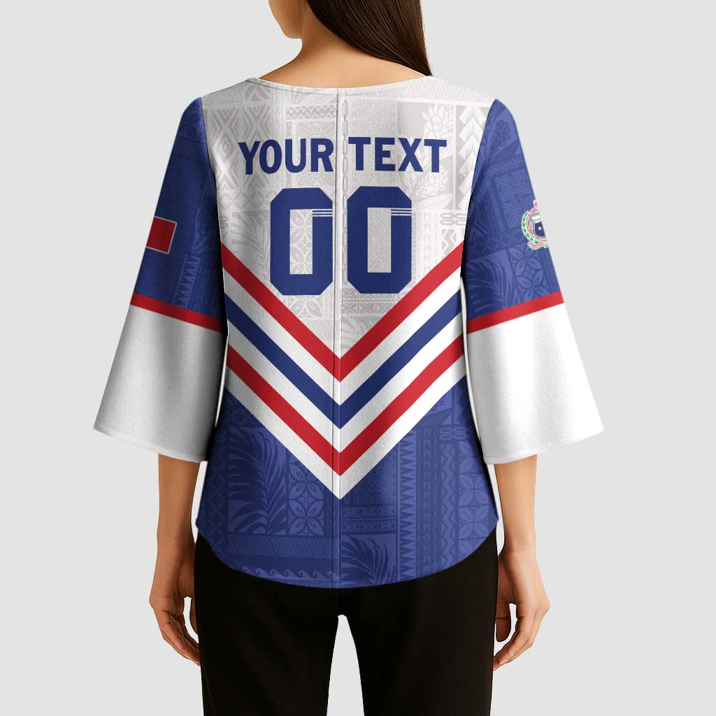 Custom Toa Samoa Rugby Kimono Sleeve Blouse 1992-1993 Special Edition - Polynesian Pride