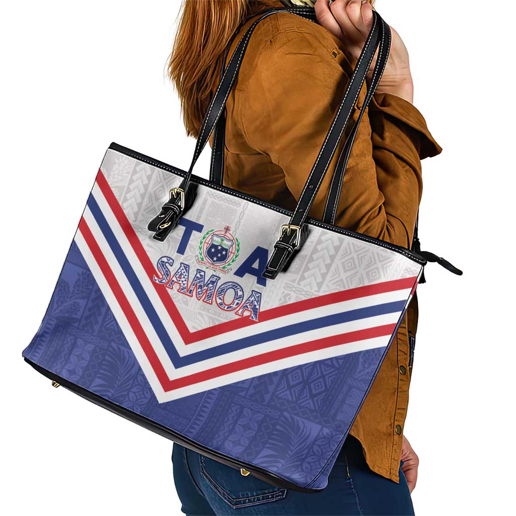 Toa Samoa Rugby Leather Tote Bag 1992-1993 Special Edition - Polynesian Pride