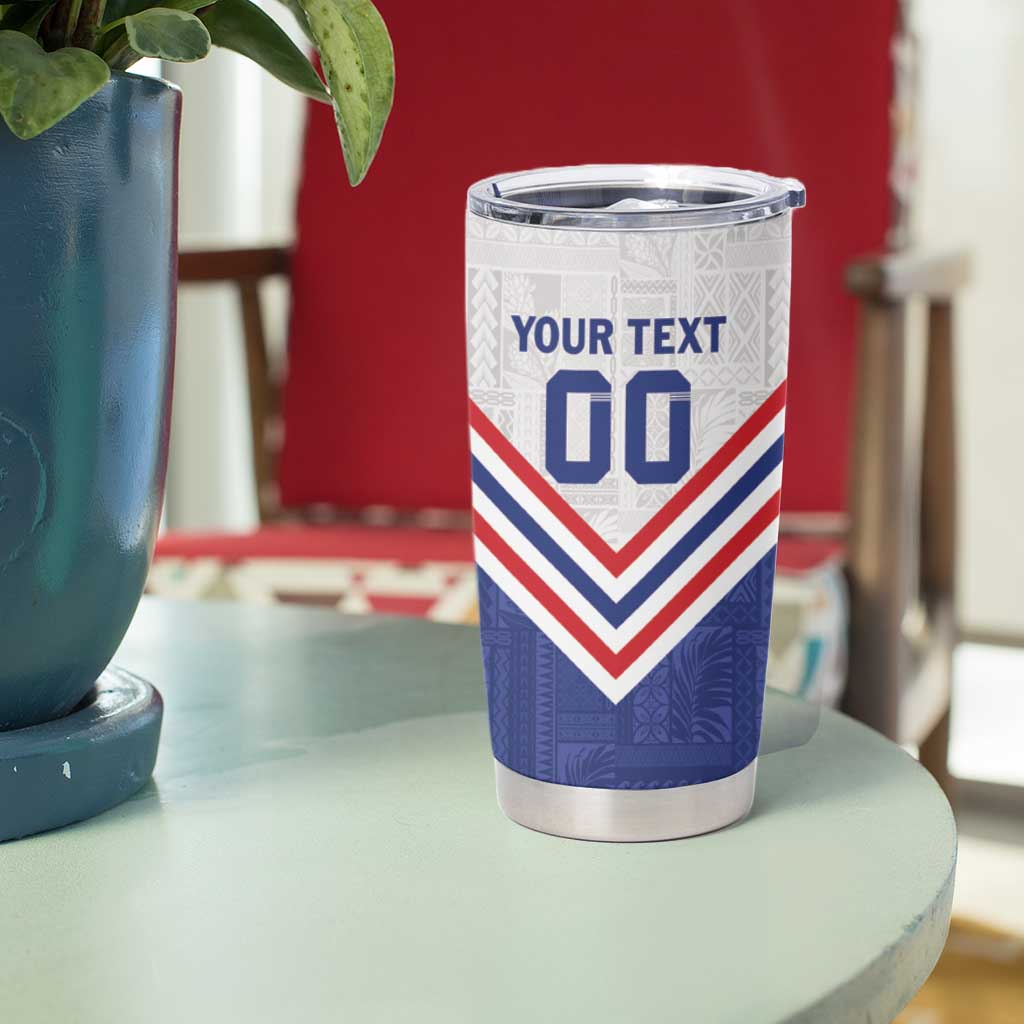 Custom Toa Samoa Rugby Tumbler Cup 1992-1993 Special Edition - Polynesian Pride