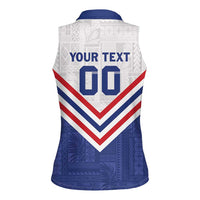 Custom Toa Samoa Rugby Women Sleeveless Polo Shirt 1992-1993 Special Edition - Polynesian Pride
