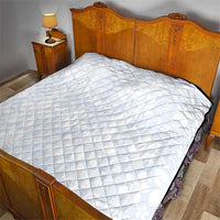 Plumeria Floral White Sunday Quilt