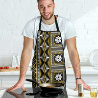 Fiji Masi Tapa Pattern Yellow Apron - Polynesian Pride