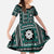 Fiji Masi Tapa Pattern Teal Family Matching Mermaid Dress and Hawaiian Shirt - Polynesian Pride