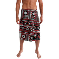 Fiji Masi Tapa Pattern Red Lavalava - Polynesian Pride