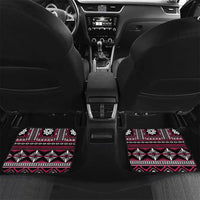 Fiji Masi Tapa Pattern Pink Car Mats - Polynesian Pride
