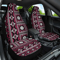 Fiji Masi Tapa Pattern Pink Car Seat Cover - Polynesian Pride