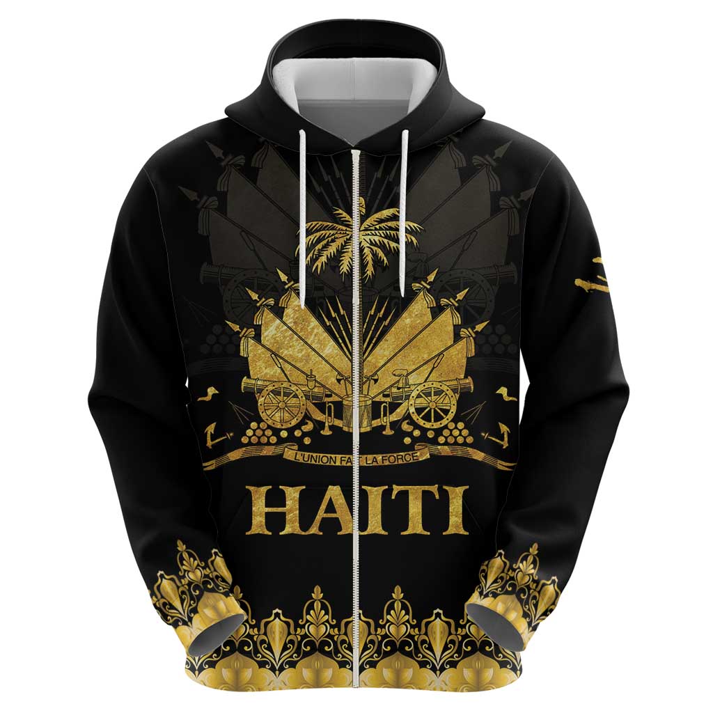 Haiti Neg Marron Gold Hoodie Lespwa pa anyen san aksyon