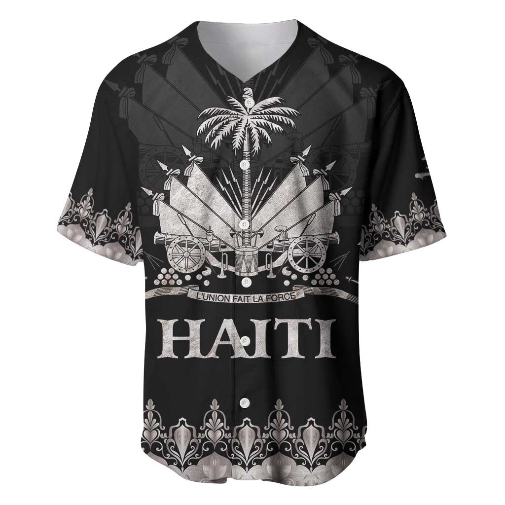 Haiti Neg Marron Silver Baseball Jersey Hope is Nothing Without Action LT01 Silver - Polynesian Pride