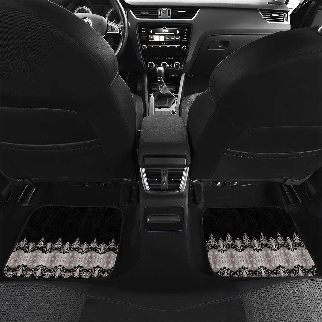 Haiti Neg Marron Silver Car Mats Hope is Nothing Without Action