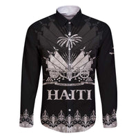 Haiti Neg Marron Silver Family Matching Off The Shoulder Long Sleeve Dress and Hawaiian Shirt Hope is Nothing Without Action