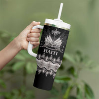 Haiti Neg Marron Silver Tumbler With Handle Hope is Nothing Without Action