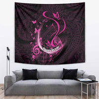 Survivor Melody Pink Tapestry Breast Cancer Polynesian Pattern LT01 Pink - Polynesian Pride