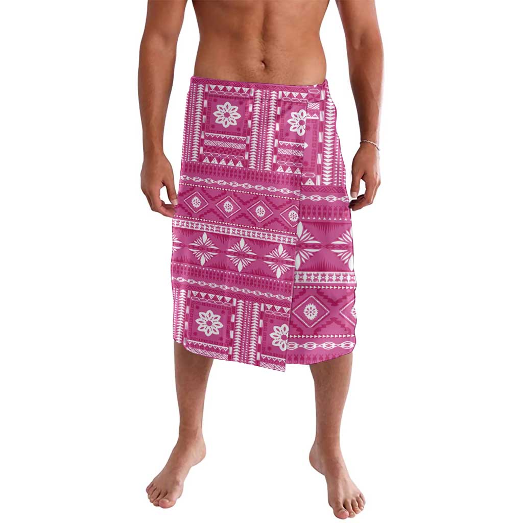 Fiji Masi All Pink Lavalava Tapa Pattern - Polynesian Pride