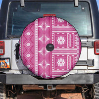 Fiji Masi All Pink Spare Tire Cover Tapa Pattern - Polynesian Pride