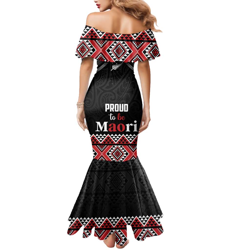 Aotearoa Toitu Te Tiriti Waitangi Family Matching Mermaid Dress and Hawaiian Shirt Proud To Be Maori