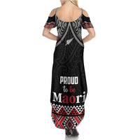 Aotearoa Toitu Te Tiriti Waitangi Family Matching Summer Maxi Dress and Hawaiian Shirt Proud To Be Maori