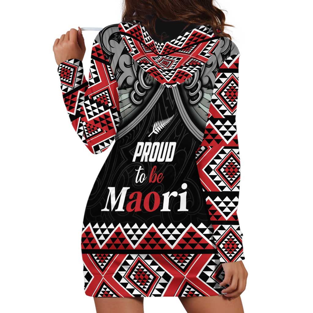 Aotearoa Toitu Te Tiriti Waitangi Hoodie Dress Proud To Be Maori