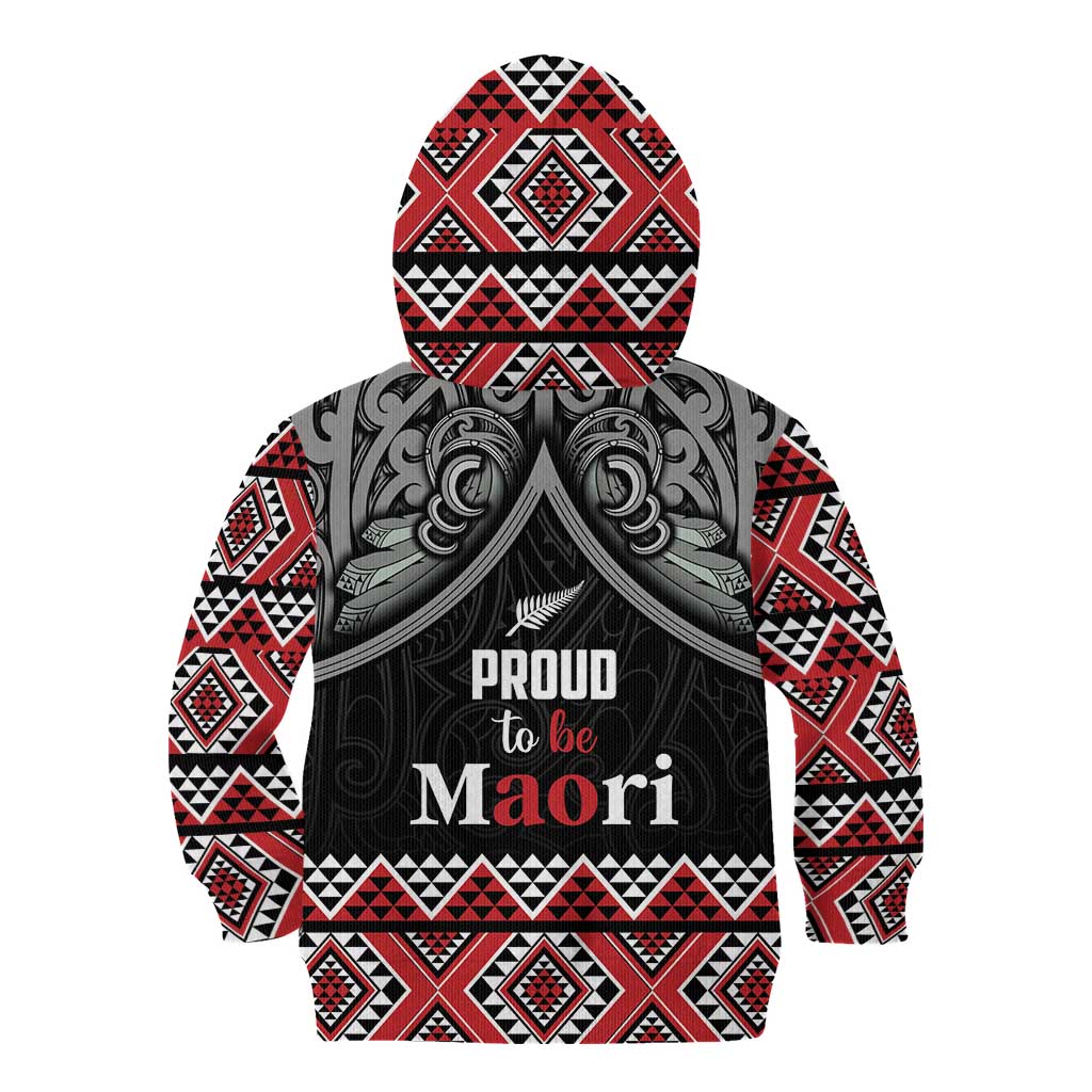 Aotearoa Toitu Te Tiriti Waitangi Kid Hoodie Proud To Be Maori LT01 - Polynesian Pride