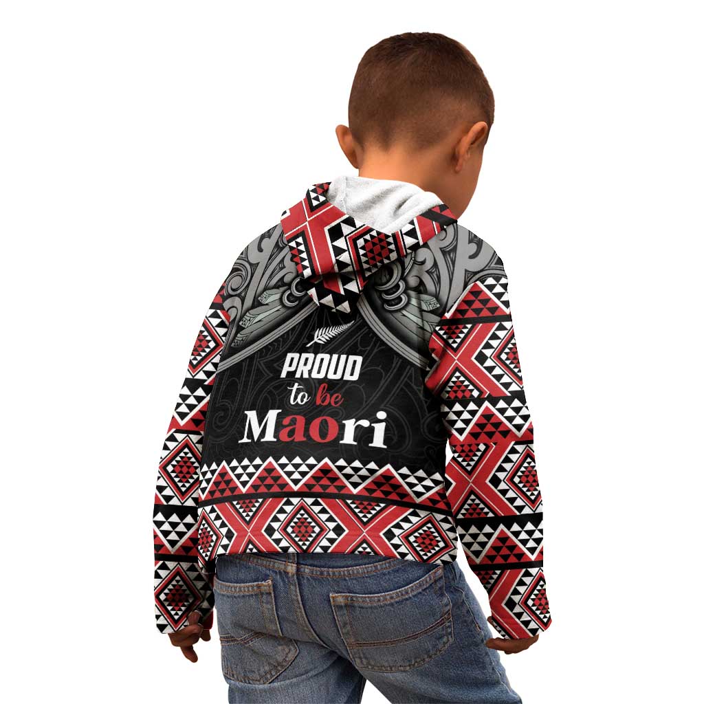 Aotearoa Toitu Te Tiriti Waitangi Kid Hoodie Proud To Be Maori LT01 - Polynesian Pride