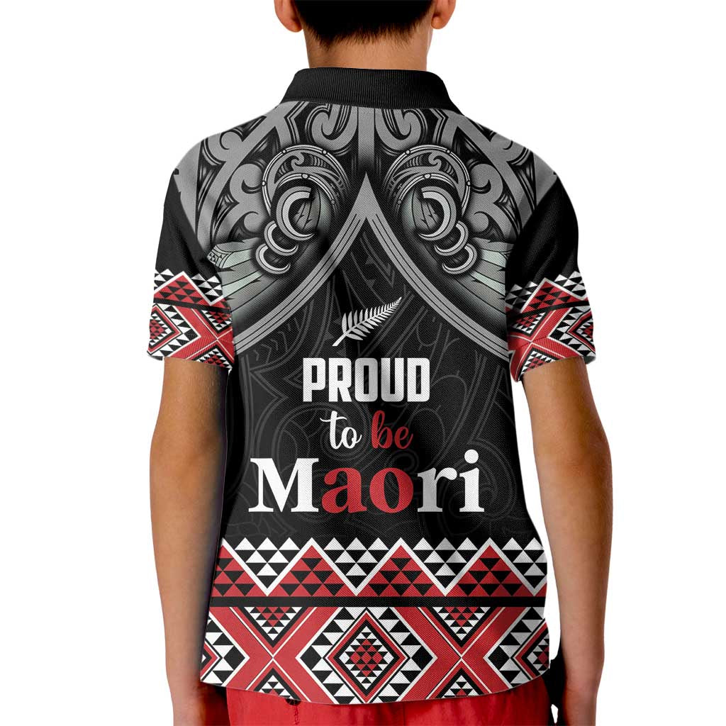 Aotearoa Toitu Te Tiriti Waitangi Kid Polo Shirt Proud To Be Maori LT01 - Polynesian Pride