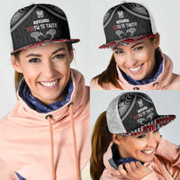Aotearoa Toitu Te Tiriti Waitangi Mesh Trucker Cap Proud To Be Maori LT01 - Polynesian Pride