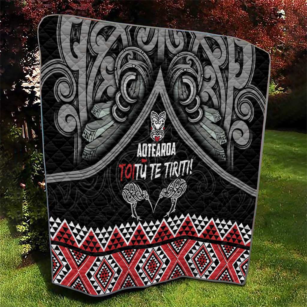 Aotearoa Toitu Te Tiriti Waitangi Quilt Proud To Be Maori LT01 - Polynesian Pride
